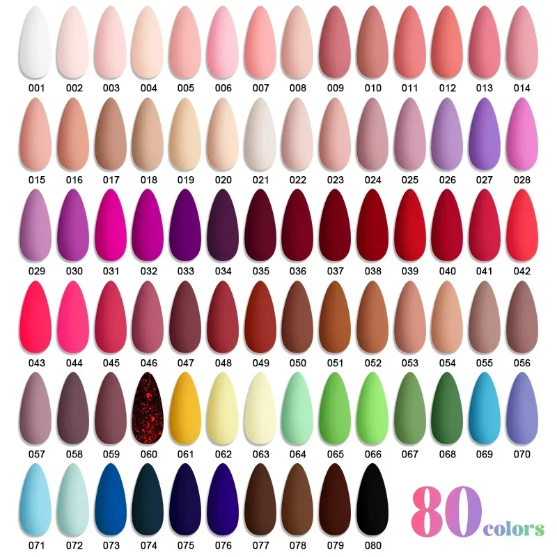 18,7 ml Gel-Nagellack mit großer Kapazität, 80 Farben, HEMA- und TPO-frei, semi-permanenter, ablösbarer UV-Gel-Lack, Maniküre, DIY-Nagelzubehör – Detail 16