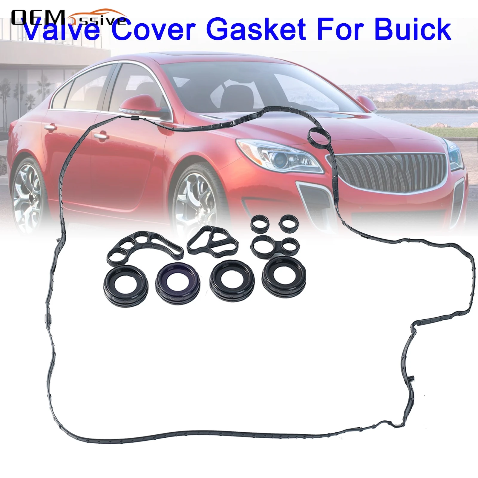 

Для Buick 2.0L 2.5L Cadillac 2.0L 2.5L Camaro Equinox 2.0L 2.5L Chevrolet 2.0L 2.5L GMC 2.0L 2.5L Прокладка крышки клапана 2013-2018