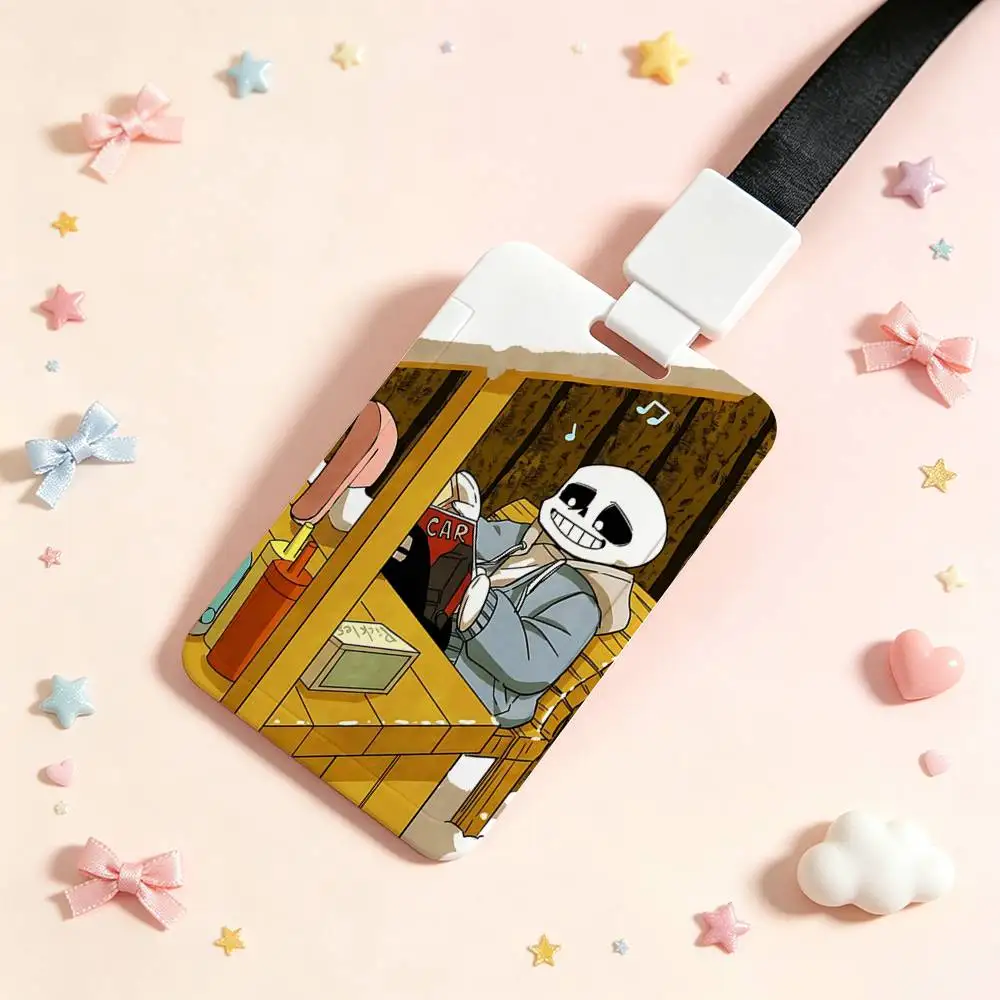 Game U-Undertale-S NFC Contactless Sliding Card Sleeve For Student Cards, Bus Cards, ID Cards, And Work Permits