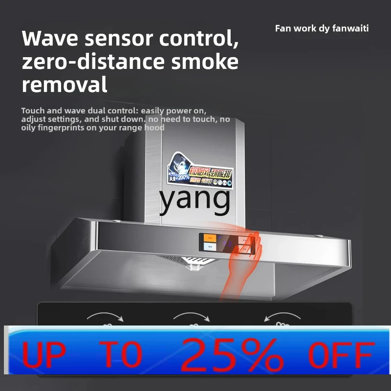 

cJQ top range hood commercial kitchen large suction stainless steel fume hood oil fume purification