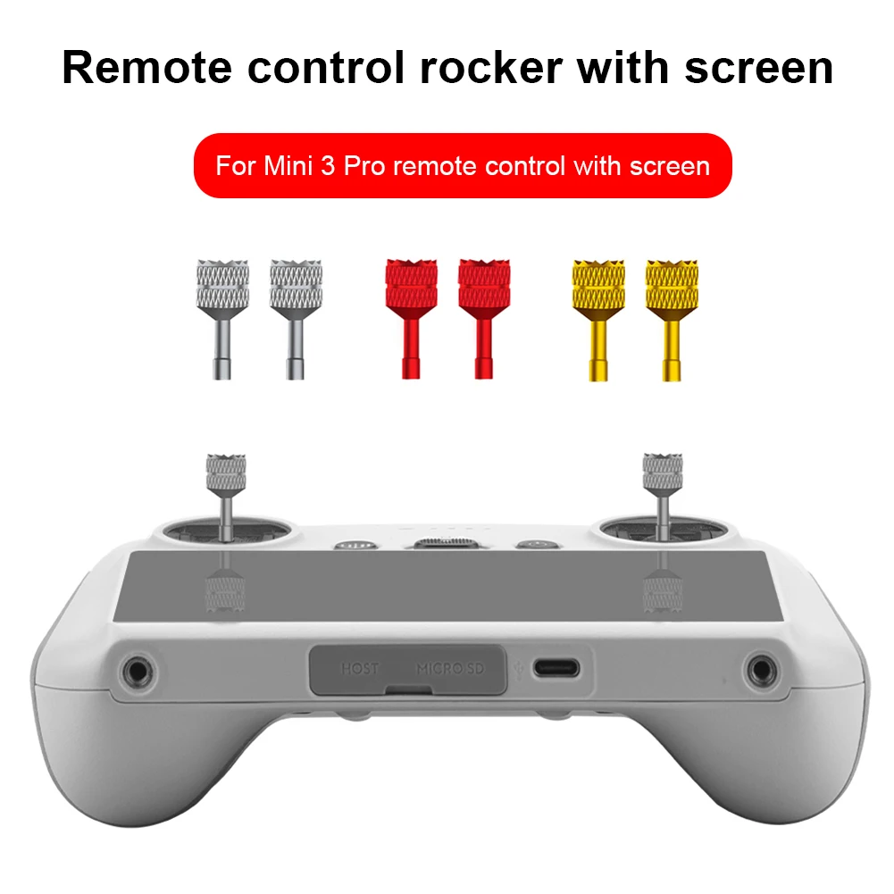 Joystick para DJI Mini 3 Pro Drone, Control remoto, Thumb Rocker Stick, varilla protectora para DJI Mini 3 Pro Drone, accesorios