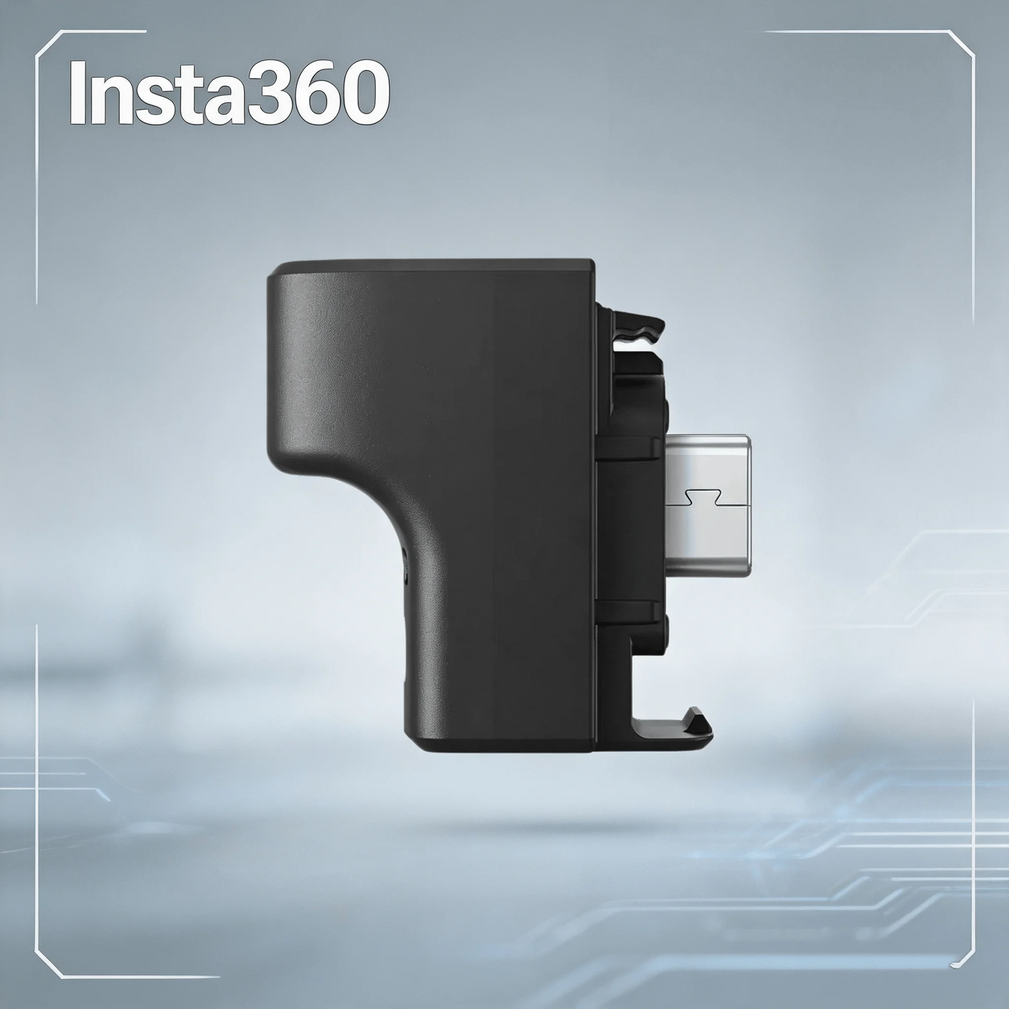 Charging & Microphone Converter, USB C Audio Adapter with 3.5mm Mic Input Designed for Insta360 Ace Pro 2 Ace Pro Ace Shooting