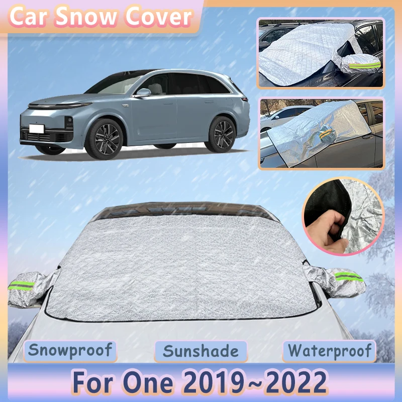 Winter Car Snow Cover For Lixiang Li One 2019~2022 2020 2021 Waterproof Anti Frost Front Windshield Window Shields Accessories