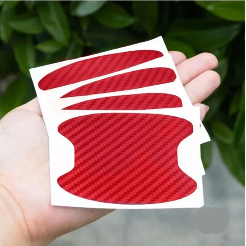 Universal handle sticker car door handle bumper sticker paper protective film carbon fiber handle wrist bumper sticker