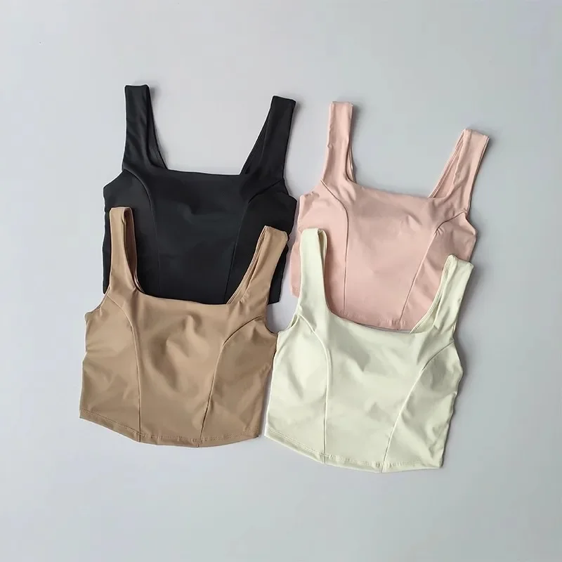 

Fixed Pad Sports Bra Yoga Bra Fitness Top Women Seamless High Impact Sports Bra Sports Underwear Push-Up Bra Sportswear Bralette