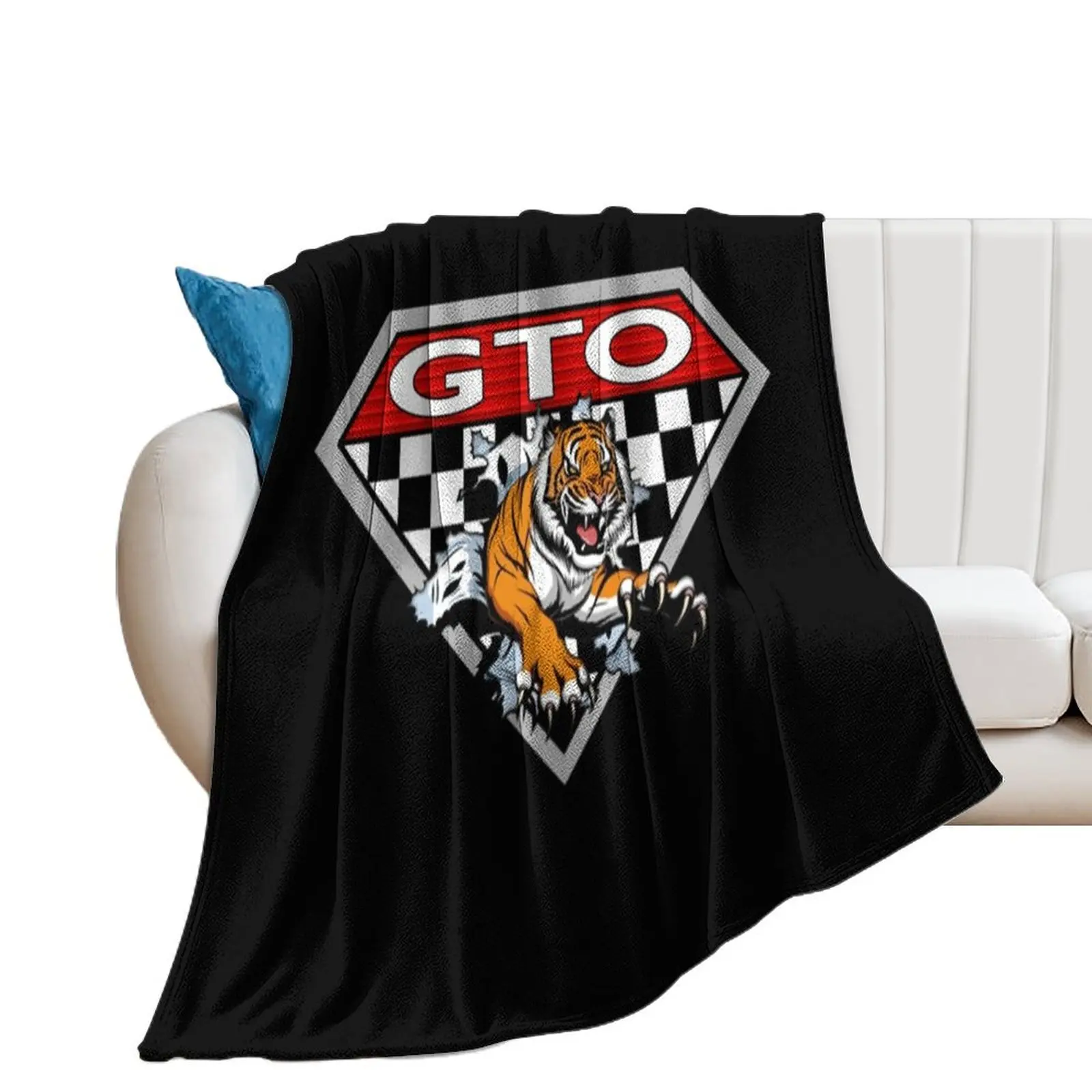 

Pontiac GTO Tiger Shirt Throw Blanket Decorative Beds Large Blankets