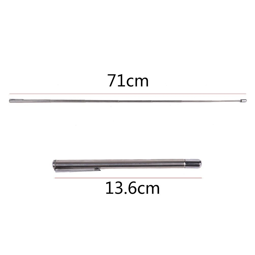 New Silver Retractable Handheld Classroom Blackboard Whiteboard Teacher Pointer SP