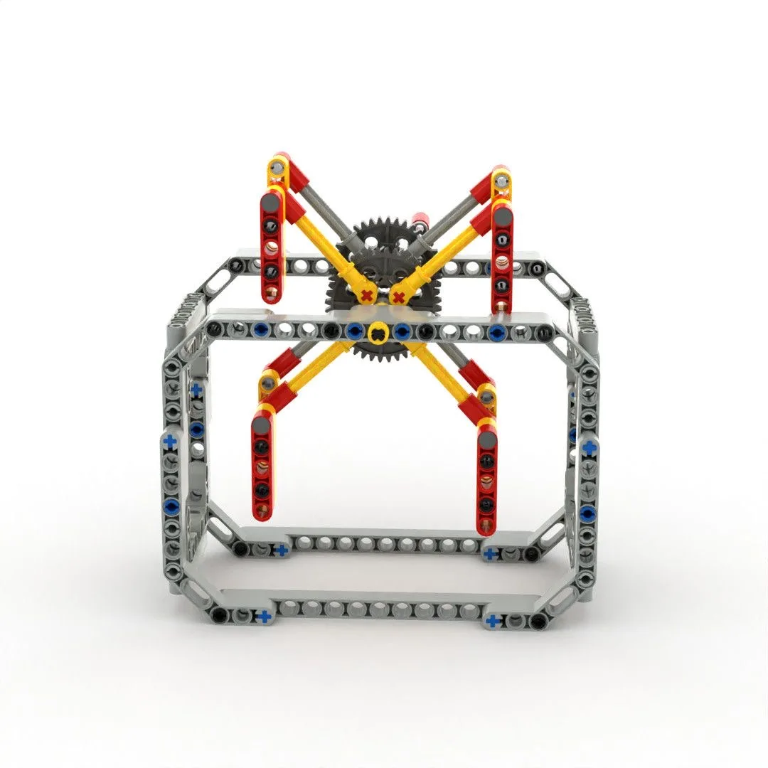 4204 Blocs de construction de roue à pales verticales à propulsion, jouet robot, engrenages, technologie mécanique, petit kit d'ingénierie, outil pédagogique