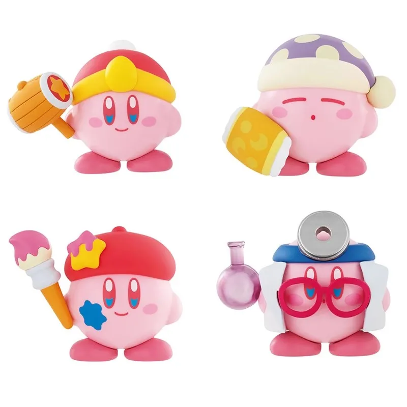 

Bandai Original 4Pcs Gashapon Capchara KIRBY MUTEKI! SUTEKI! CLOSET 2 Toys For Kids Gift Collectible Model Ornaments