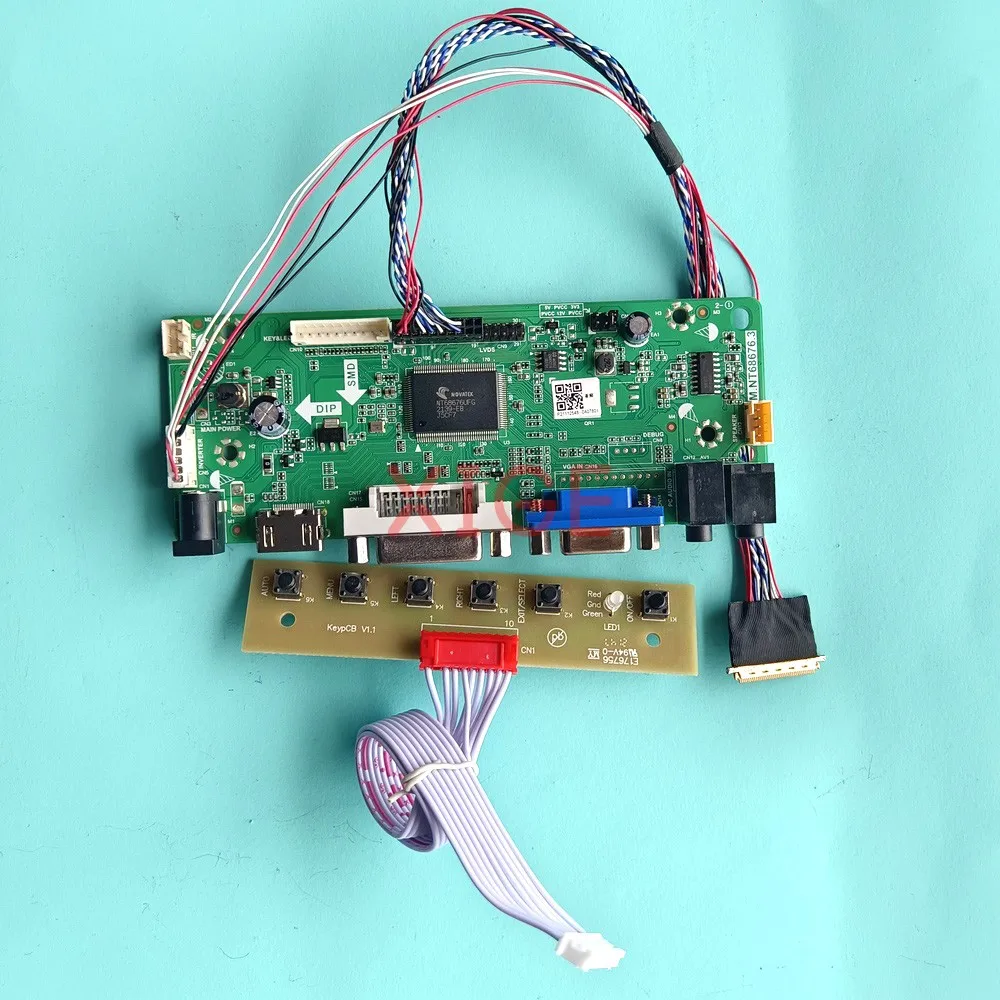 

DIY Kit Controller Driver Board For LP140WH4-TLA1/TLB1/TLC1/TLN1 LVDS 40 Pin 1366x768 Laptop Matrix 14" HDMI-Compatible DVI VGA