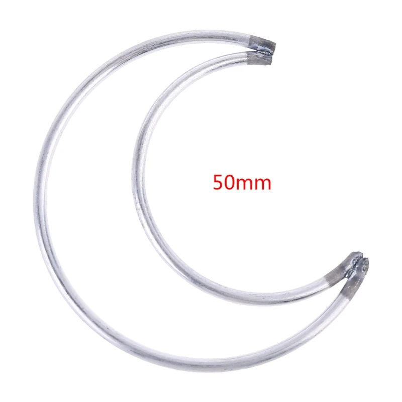 New Metal Dream Catcher Moon Hoop for DIY Handmade Dreamcatcher Macrame Material Accessories Crafts