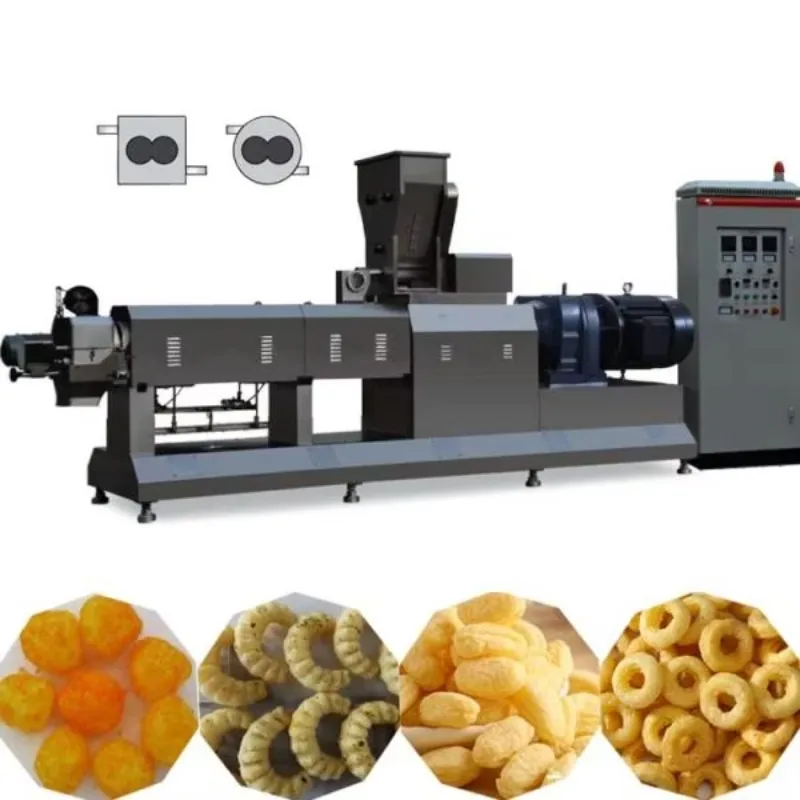 Custom Wheat-flavored Chicken Nuggets Equipment,Puffed Food Line Sandwich Rice Cracker Production Line Commercial Machinery