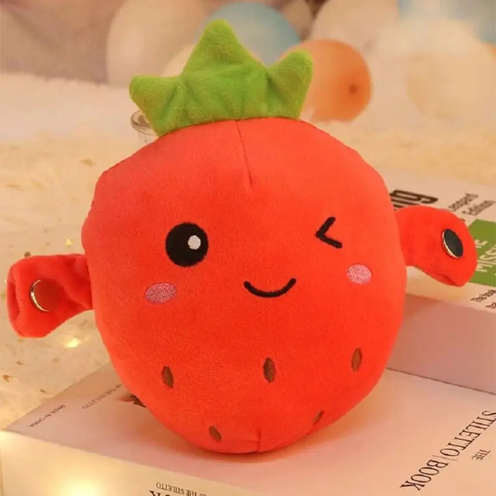 Creative Fruit Induction Metronome Cute 15 Music Modes Fruit Interactive Playing Joint Stuffed Educational Early Learning