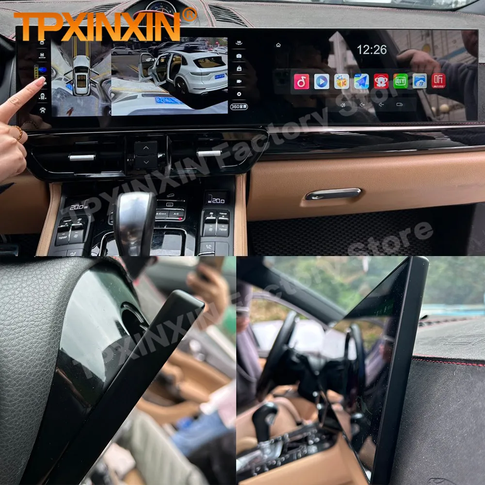 Multimedia Android 13 Screen Car Radio For Porsche Cayenne 2010 2011 2012 2013  2014 2015 2016 2017 GPS Navigation IPS Head Unit