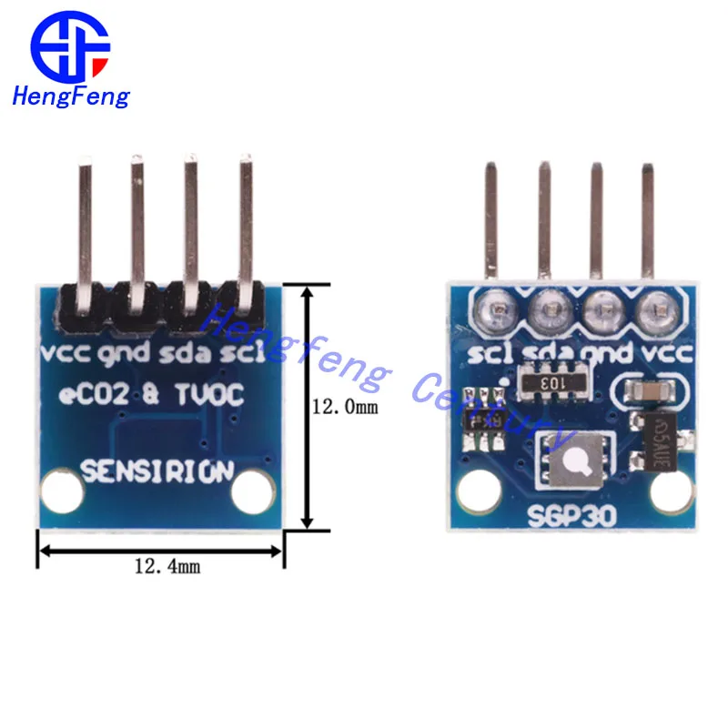 SGP41 SGP30 SGP40 Measurement Air Gas Sensor I2C Multi-pixel TVOC/eCO2 Formaldehyde Carbon Dioxide Detector Tester For Arduino