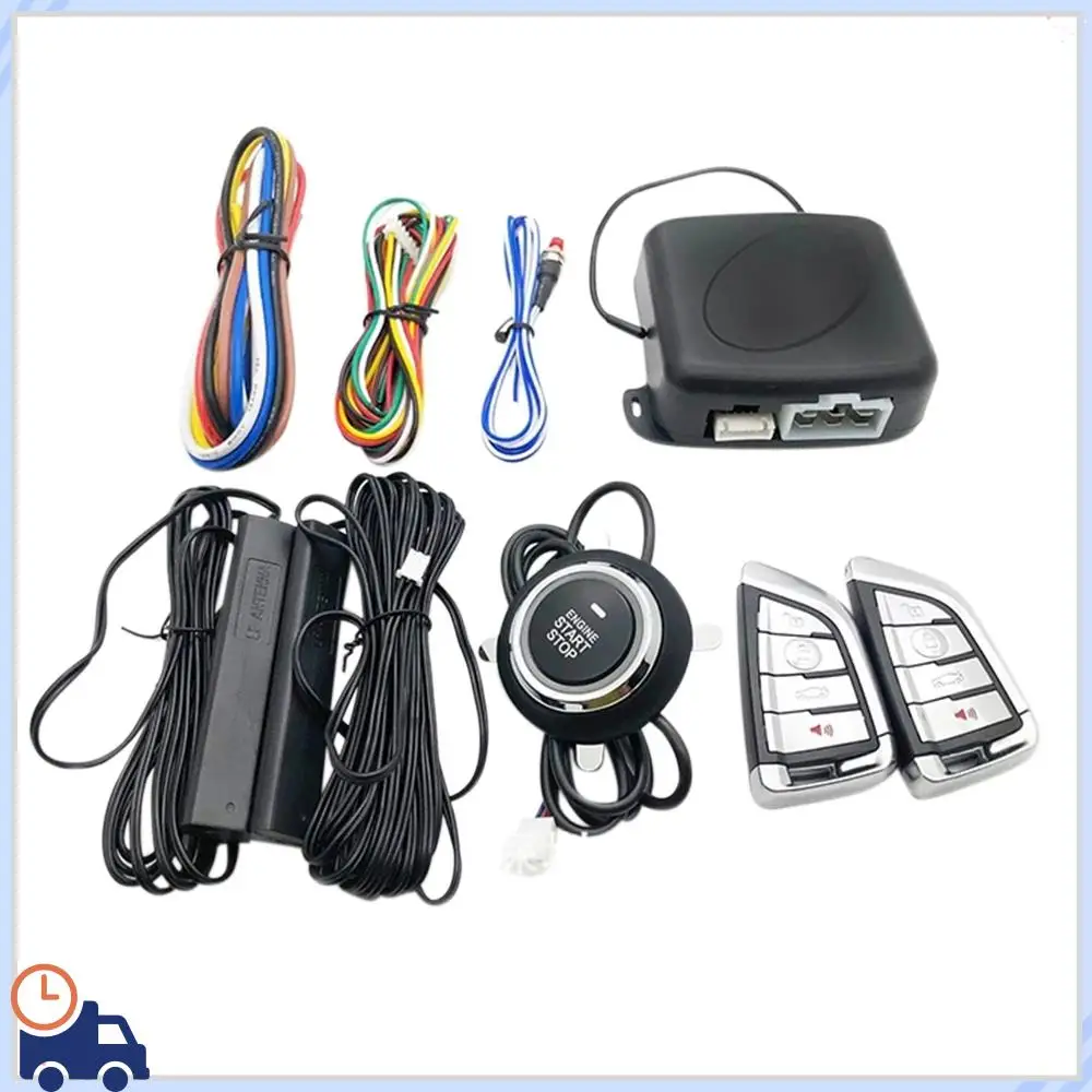 

Durable Car Engine One-Key Start-Stop Button System PKE Keyless Entry System Car Anti-Theft Alarm Remote Start Ignition System