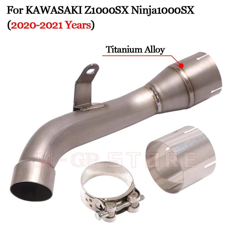 Slip On For KAWASAKI Ninja1000SX Z1000SX NINJA 1000SX 2020 2021 Motorcycle Exhaust Link Pipe Modified Escape Middle Link Pipe - view 5
