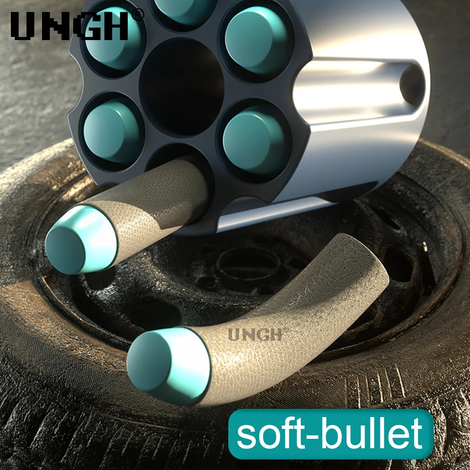 UNGH Kids Soft Bullets Guns Toy For Boy Adult Manual Foam Bullet Pistol EVA Foam Darts Gun Weapon Children Outdoor Shooting Toys