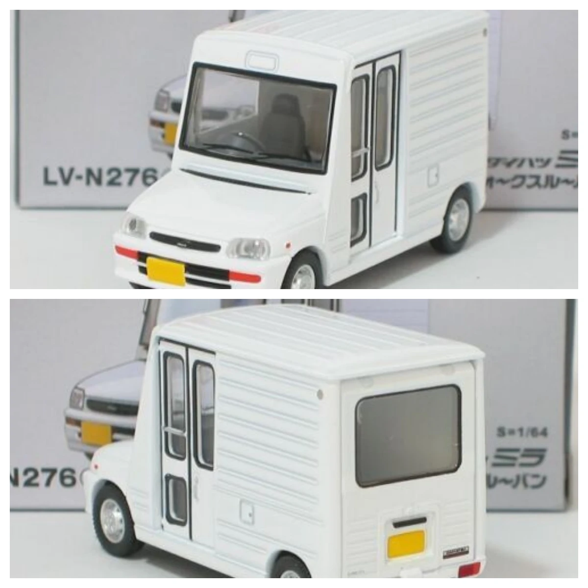 Daihatsu Mirror Walk-Through Van White Lv-N276A Tomytec 1/64 DieCast Model Car Collection Limited Edition Hobby Toys