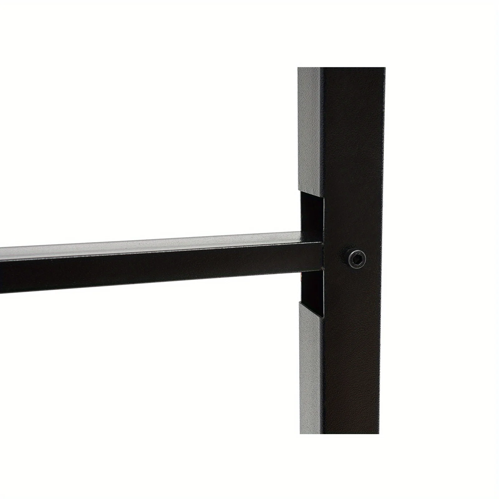 Outdoor staircase handrail slope 3FT black, Handrails for Outdoor, Staircase Handrail, 3-Step Handrail, Carbon Steel, Black