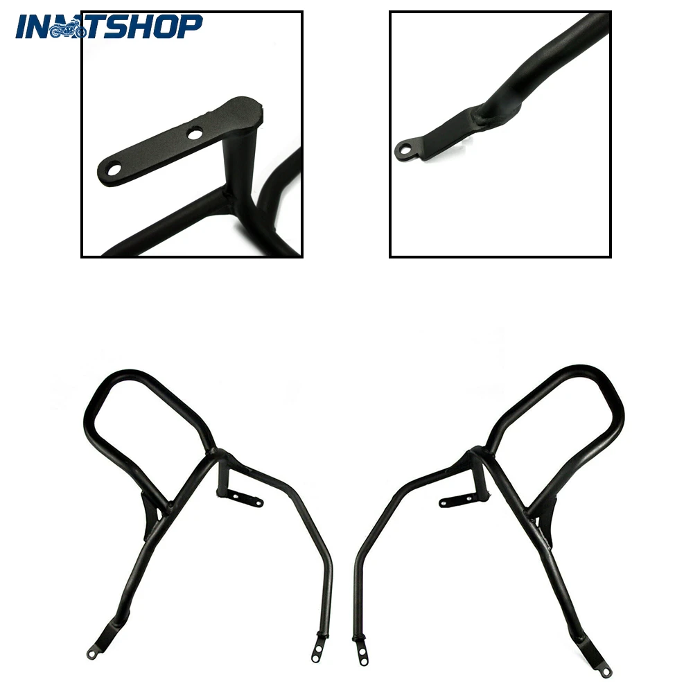 Customizable - Black Front Engine Guard/bumper Bar/fuel tank Skid Plate for Kawasaki KLR650 Models From 1987-2018 Grand bar