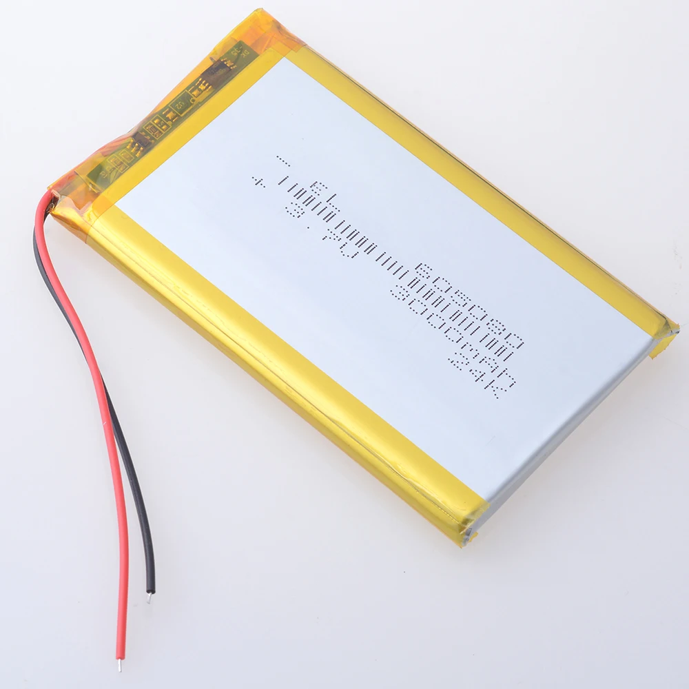 Bluetoothスピーカー用充電式リチウムポリマー電池,空気清浄機,ポータブル美容器具,リチウムポリマー,3.7v,3000mah,605080