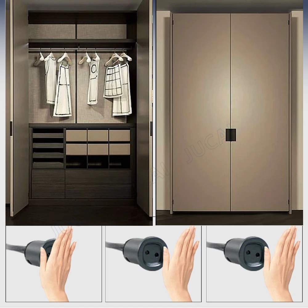 5A Cabinet Wardrobe Door Control Light 12V 24V Human Sensing Switch Hand Sweep Light Intelligent Switch Door Control Switch view 5