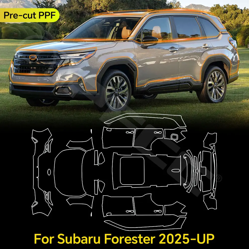 

For Subaru Forester 2025-UP TPU Paint Protection Film Clear Bra Car Body Anti-scratch Pre-cut PPF Resistant Invisible Repairable