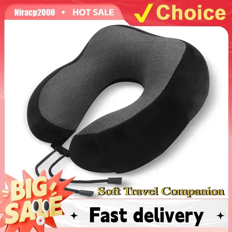 

U-образная подушка из пены с эффектом памяти, поддержка шеи, портативная студенческая подушка для сна, подушка для шеи в самолете, U-образная подушка для домашнего офиса