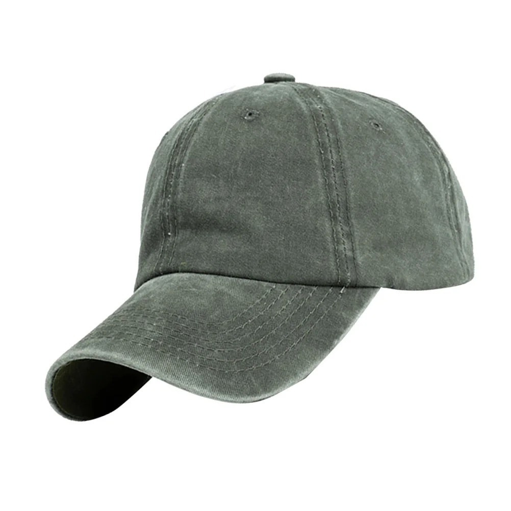 

1pc Ponytail Baseball Cap Breathable Hat for Women Green Sports Summer Fashion Cap Cotton Material Outdoor Sun Hat