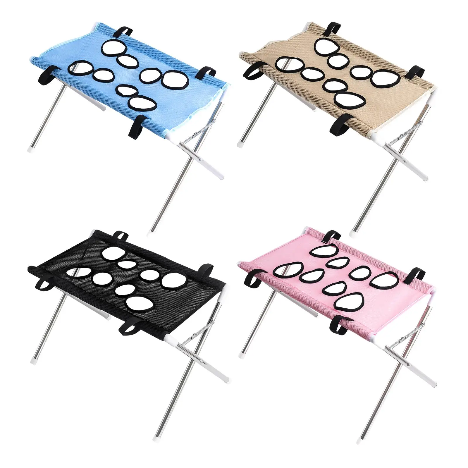 

Гамак для груминга животных с восемью отверстиями для мытья, вспомогательное приспособление для груминга кошек, слинг для чистки ушей, для домашнего использования