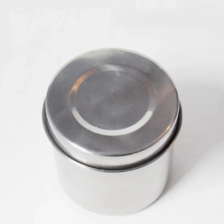 9cm tattoo Medical Stainless Steel Cotton Disinfection Container Tank Alcohol Iodine Gauze Canister Medicine Cylinder Box tool