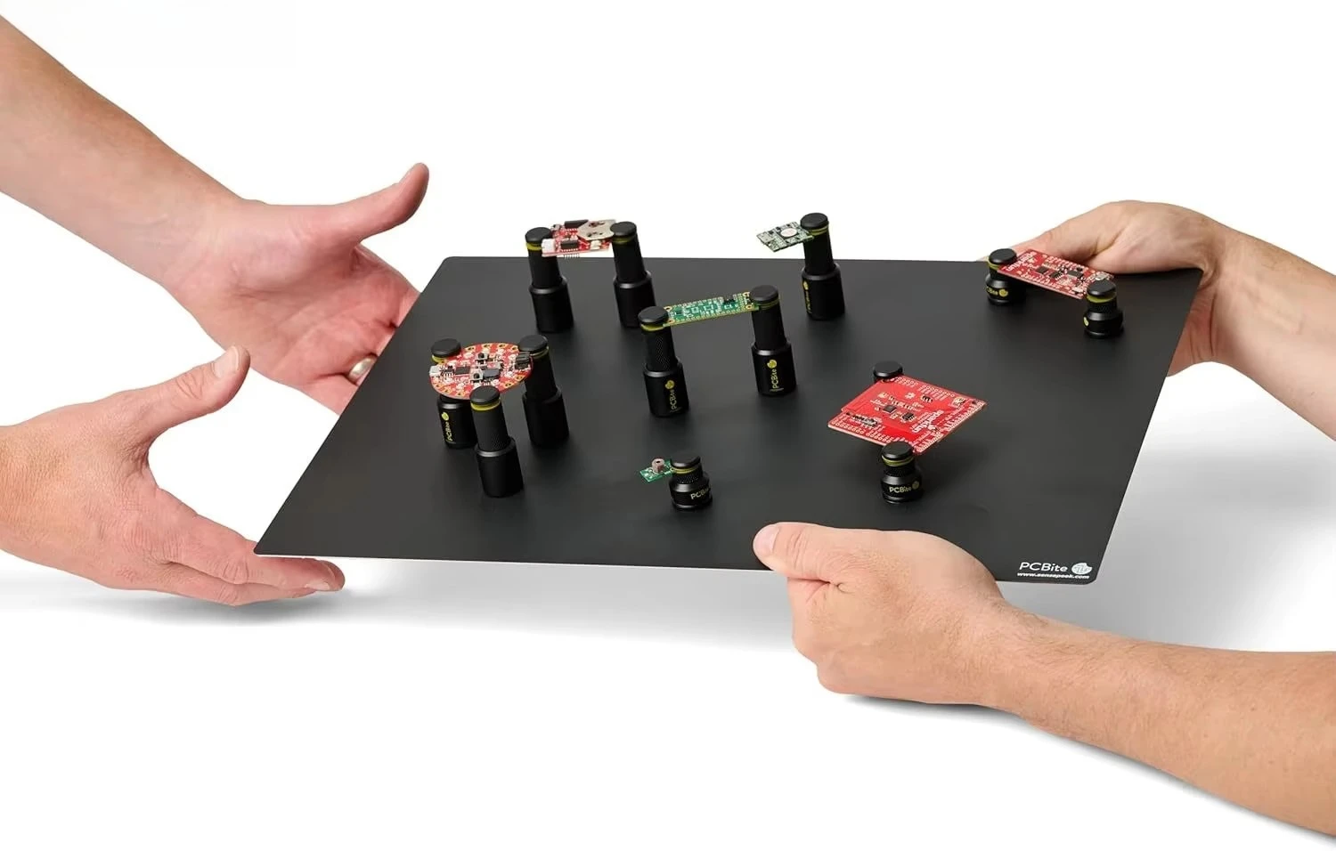 PCBite kit XS insulated low profile | Insulated Base Plate | Soldering & Testing Fixture