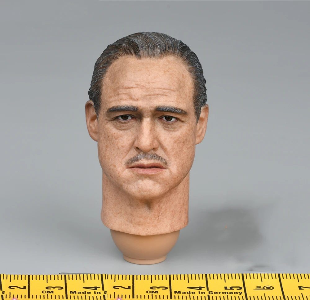 1/6 DAMTOYS DAM DMS033 The Godfather (1972) Vito Corleone Golden Years Version Normal Resting Closed Eye Exquisite Head Sculpt