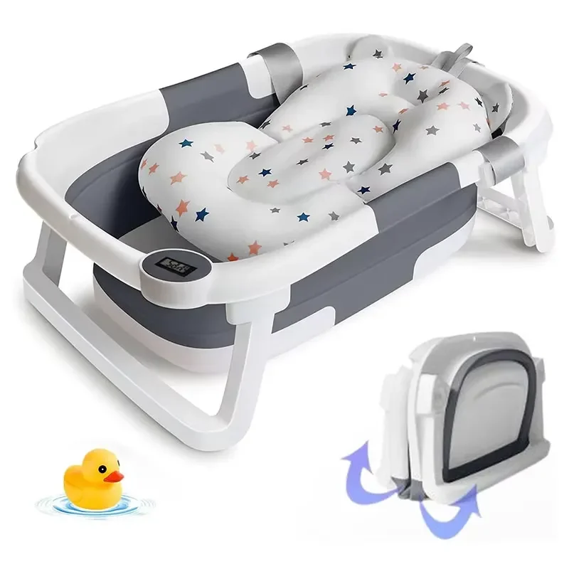 for Multipurpose Foldable Baby Bath Portable Travel Folding Non Slip Baby Bath Set Wholesale 2024