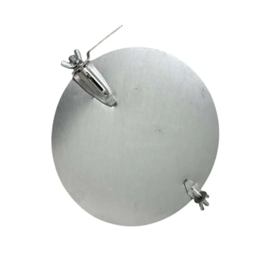 FandL Indutrie 04" Galvanized Duct Volume Damper with Quad Lever FLD04 Dule HVAC Airflow Control for Venting, Heating, Cooling