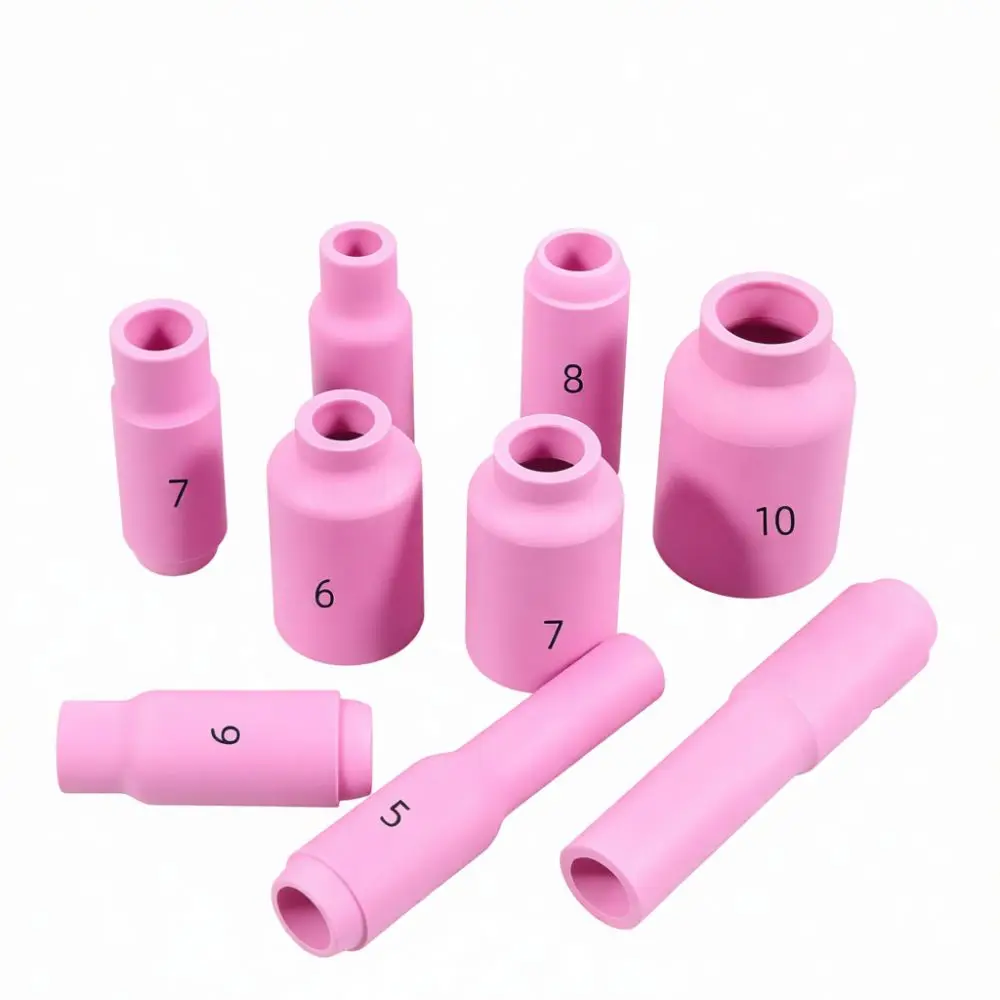 TIG Ceramic Nozzle Assorted Sizes For WP17 WP18 WP26 Torch Thickened Alumina Shield Cups Industrial Welding Accessory