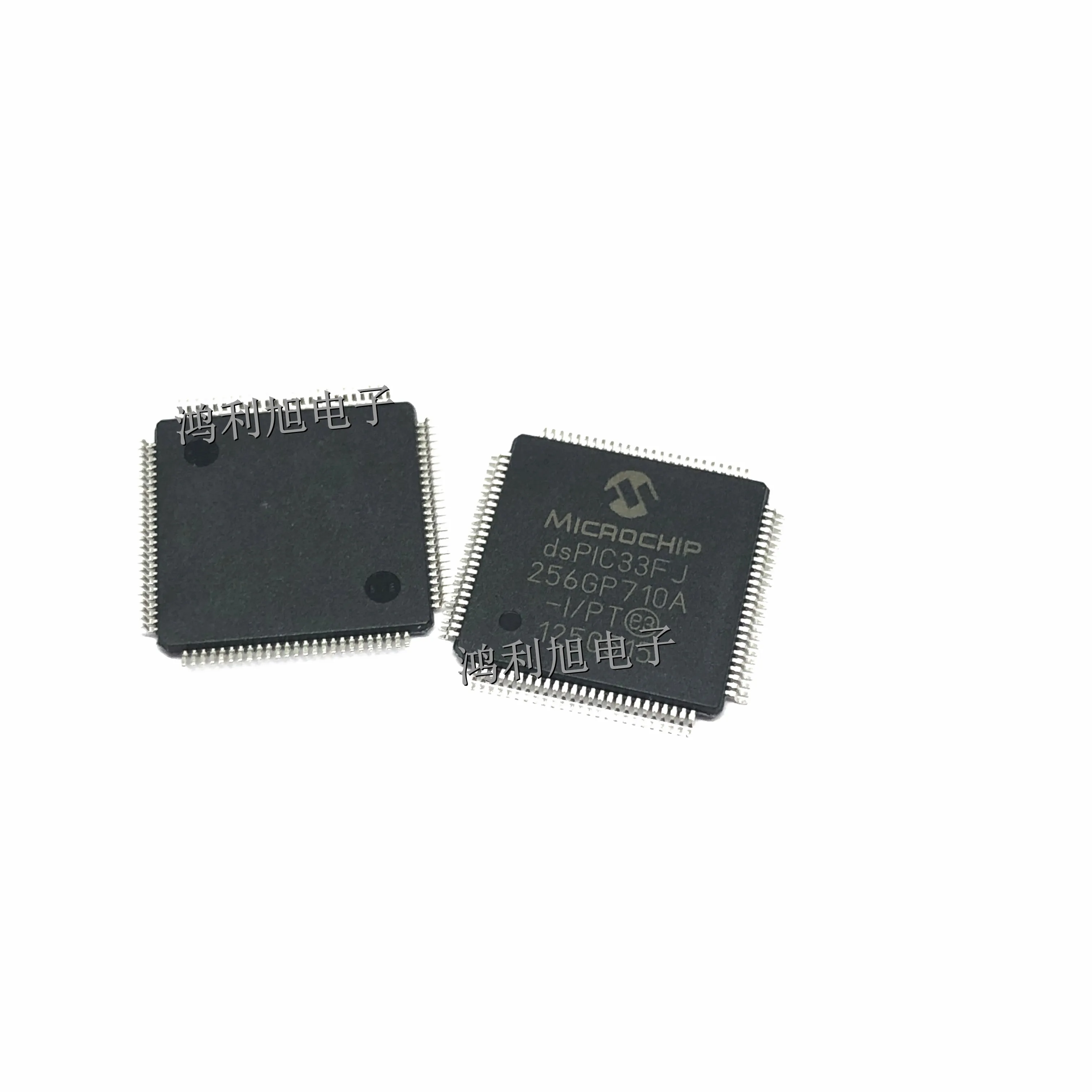 1PCS/Lot DSPIC33FJ256GP710A-I/PT DSPIC33FJ256GP710A MCU 16-bit dsPIC RISC 256KB Flash 3.3V 100-Pin TQFP Tray