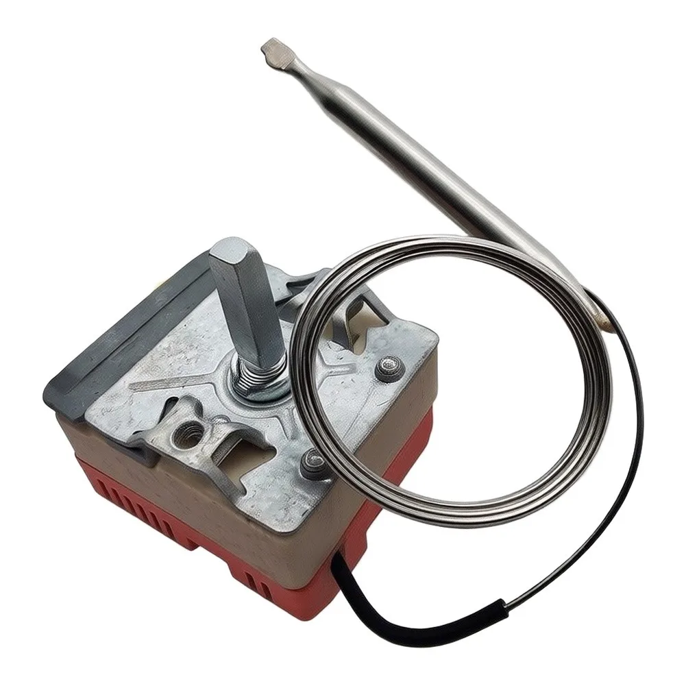 Gray Adjustable Thermostat 50 To 250 Degrees Range Stable Voltage Compatibility Consistent Temperature Regulation