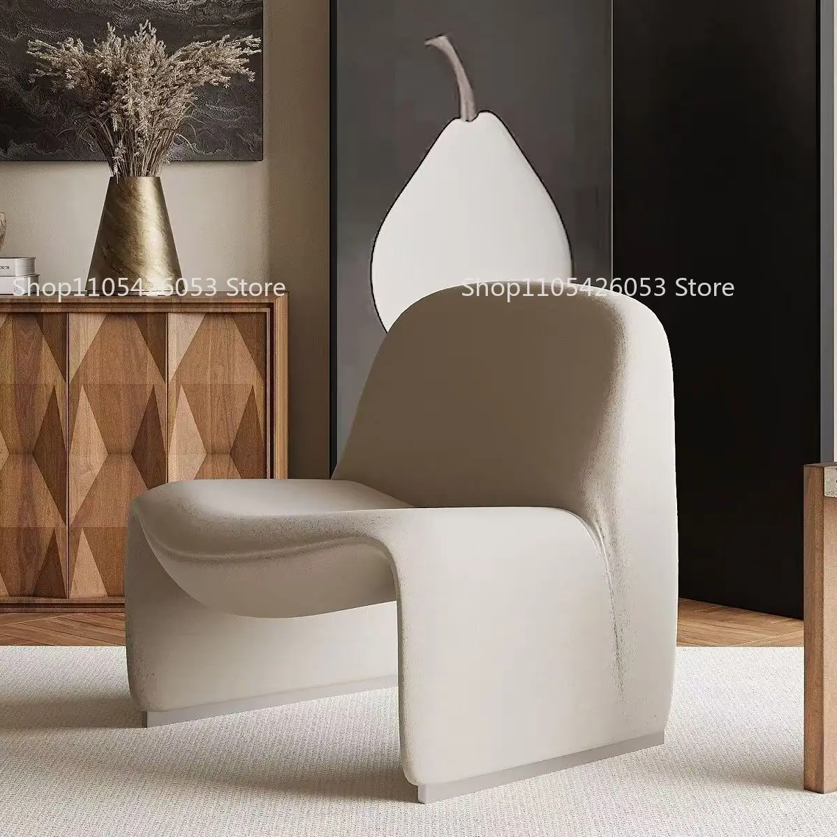 Light Single Sofa Living Room Balcony Modern Minimalist Designer Casual Chair Creative Internet Celebrity Hill
