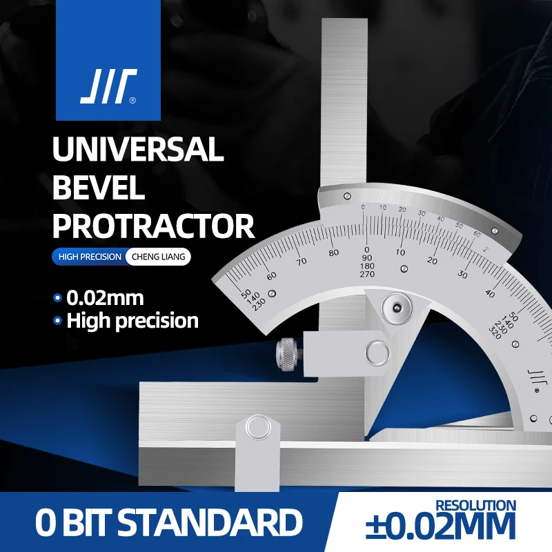 Original Product Quantity Vernier Angle Ruler Protractor Angle Ruler Goniometer 0-320 360 Degrees With Table Digital Display