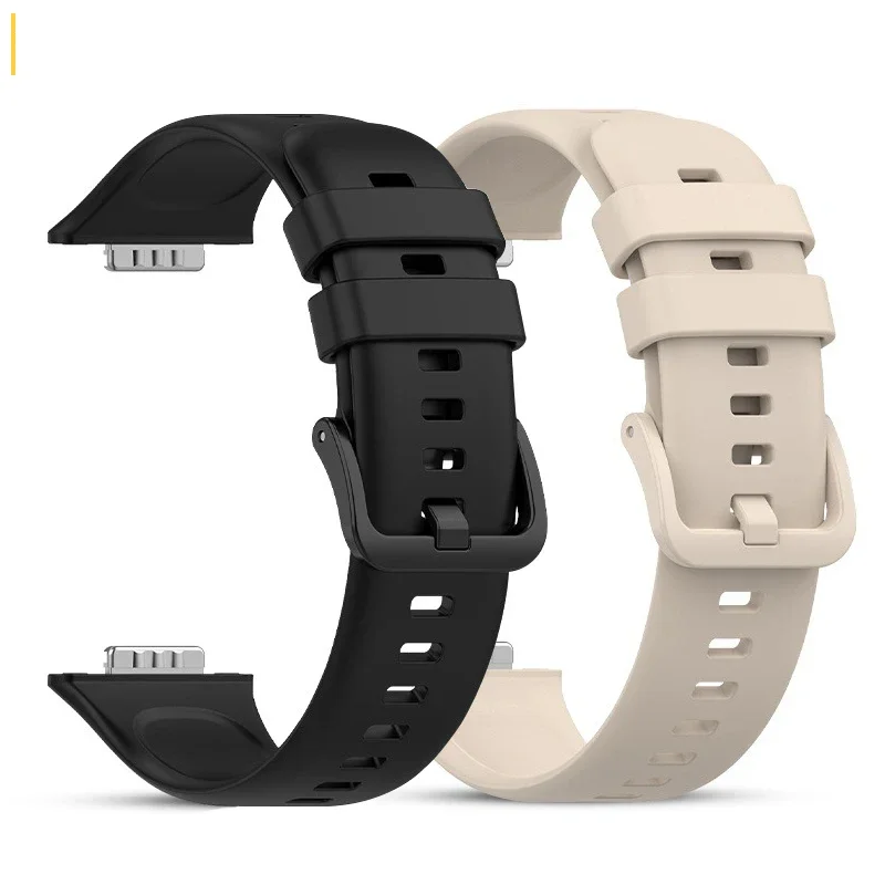 حزام ساعة من السيليكون لساعة Huawei Watch FIT 2 حزام معصم ذكي بإبزيم معدني رياضي بديل لسوار correa FIT2