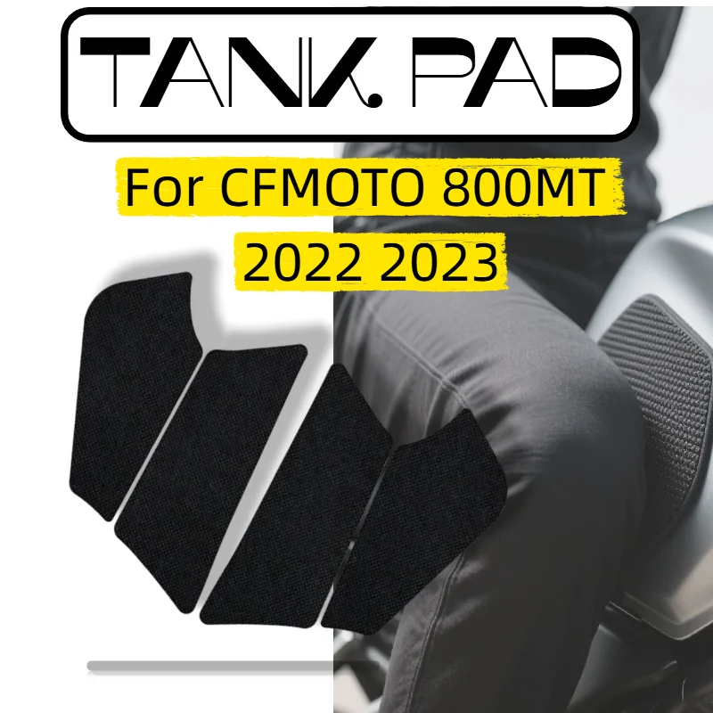 

motorcycle tank sticke For CFMOTO 800MT 2022 2023 motorcycle anti-slip tank pad protection sticker knee grip pads decals