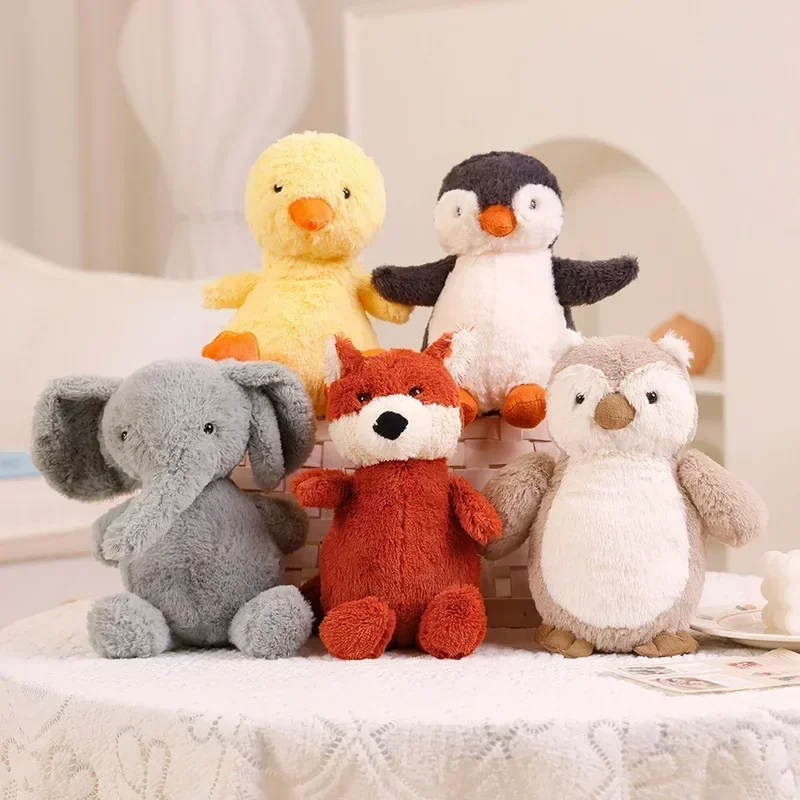 Muñeco de pingüino de peluche, muñeco de Animal en el océano, recuerdo relajante que acompaña, regalos felices para niños, vacaciones, animales de peluche de maní