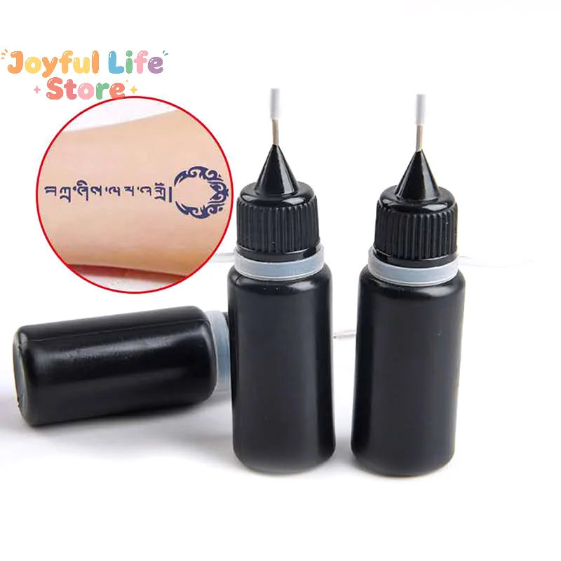 

New Temporary Tattoo 10ml Liquid Tattoo Paste Black Brown Red Brown Henna Cones Indian For Temporary Tattoo Sticker Body Paint