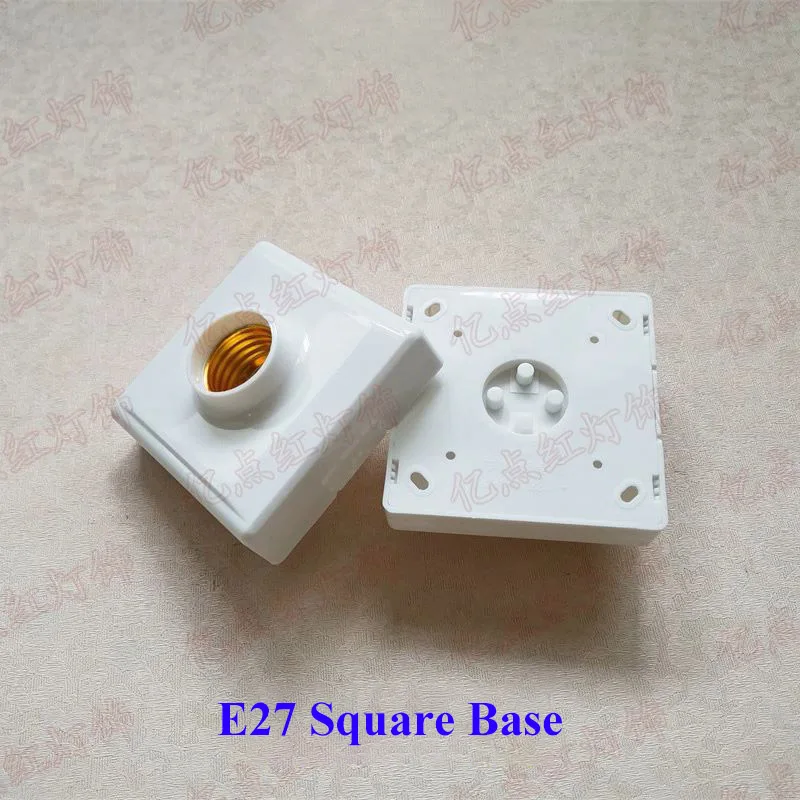 E27 حامل مصباح توفير الطاقة مصباح E14 حامل مصباح المقبس B22 حربة قاعدة LED سطح جبل كبير المسمار جولة عرض مضيئة مزودة بقاعدة