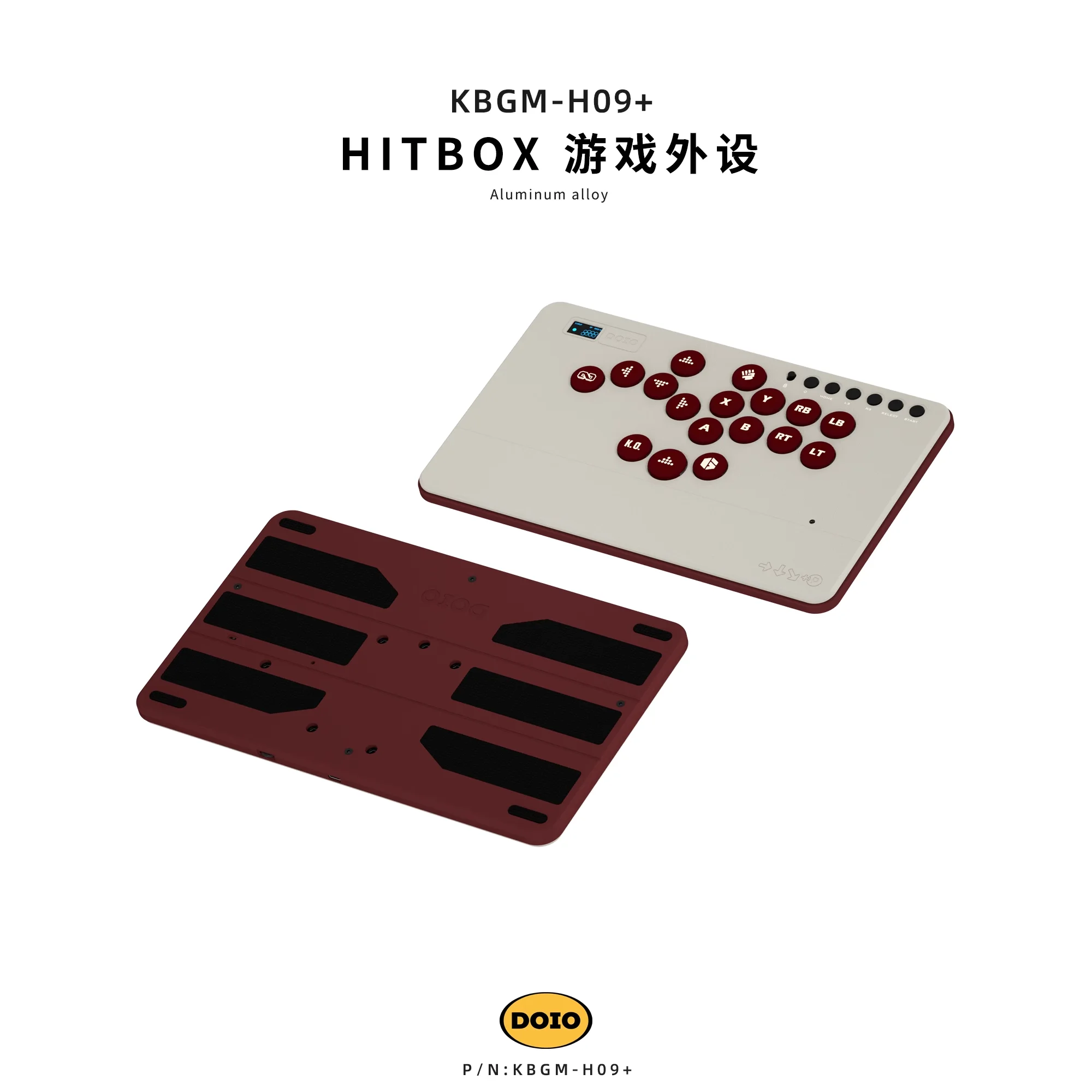 DOIO HITBOX KBGM-H09 Plus HE Aluminum Alloy Upgradable Wireless
