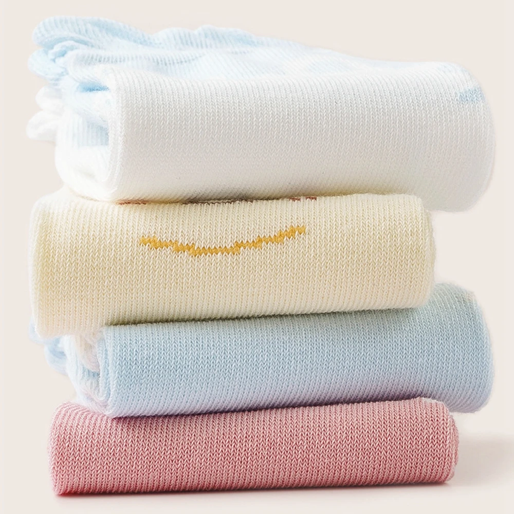 Baby Cartoon Leg Warmers Cute Mesh Sock Newborn Knee High Long Socks Kids Cotton Hollow Oversleeve Autumn Anti-Mosquito Sock