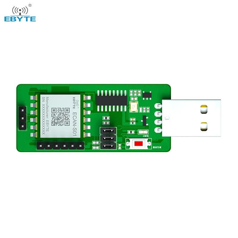 ECAN-S01-TB Test Board Can to Serial Protocol Converter Module Standard Modbus Protocol Test Board 5 Data Conversion Methods