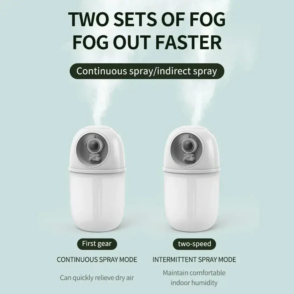 260ml Mini Humidifier USB Travel Air Diffuser Portable Cool Mist Personal Car Humidifier